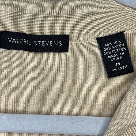 Valerie Stevens Silk Blend Sleeveless Polo Collar Knit Top – Size M - Picture 3 of 4